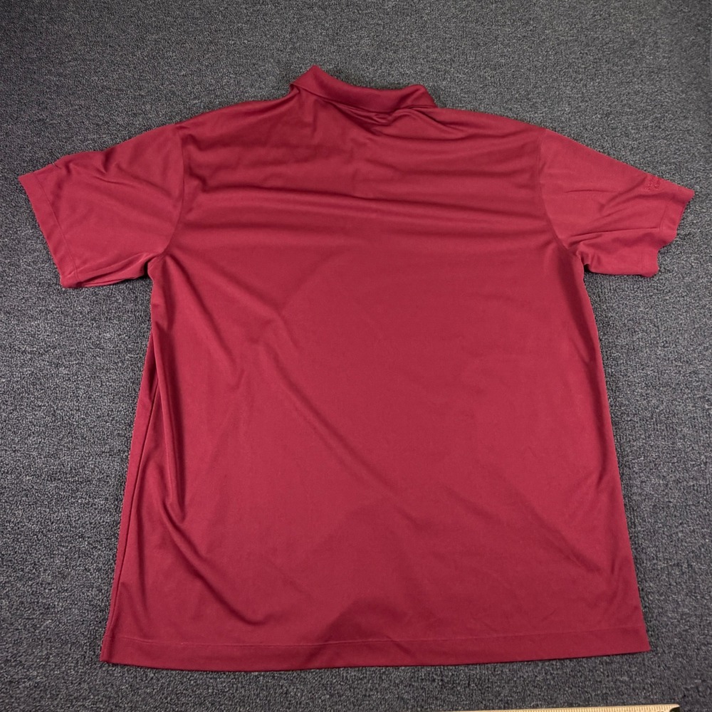 Nike Polo Shirt Mens 3XL Dri-FIT 363807-677 Red Bayer CropScience EUC - Picture 8 of 9